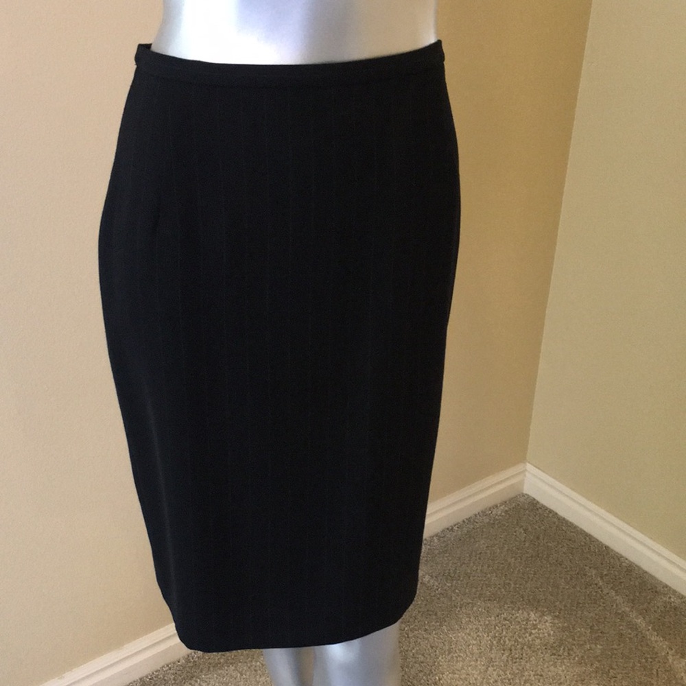 PHILIPPE ADEC | Wool Blend Opera Skirt Pinstripe - Picture 5 of 16